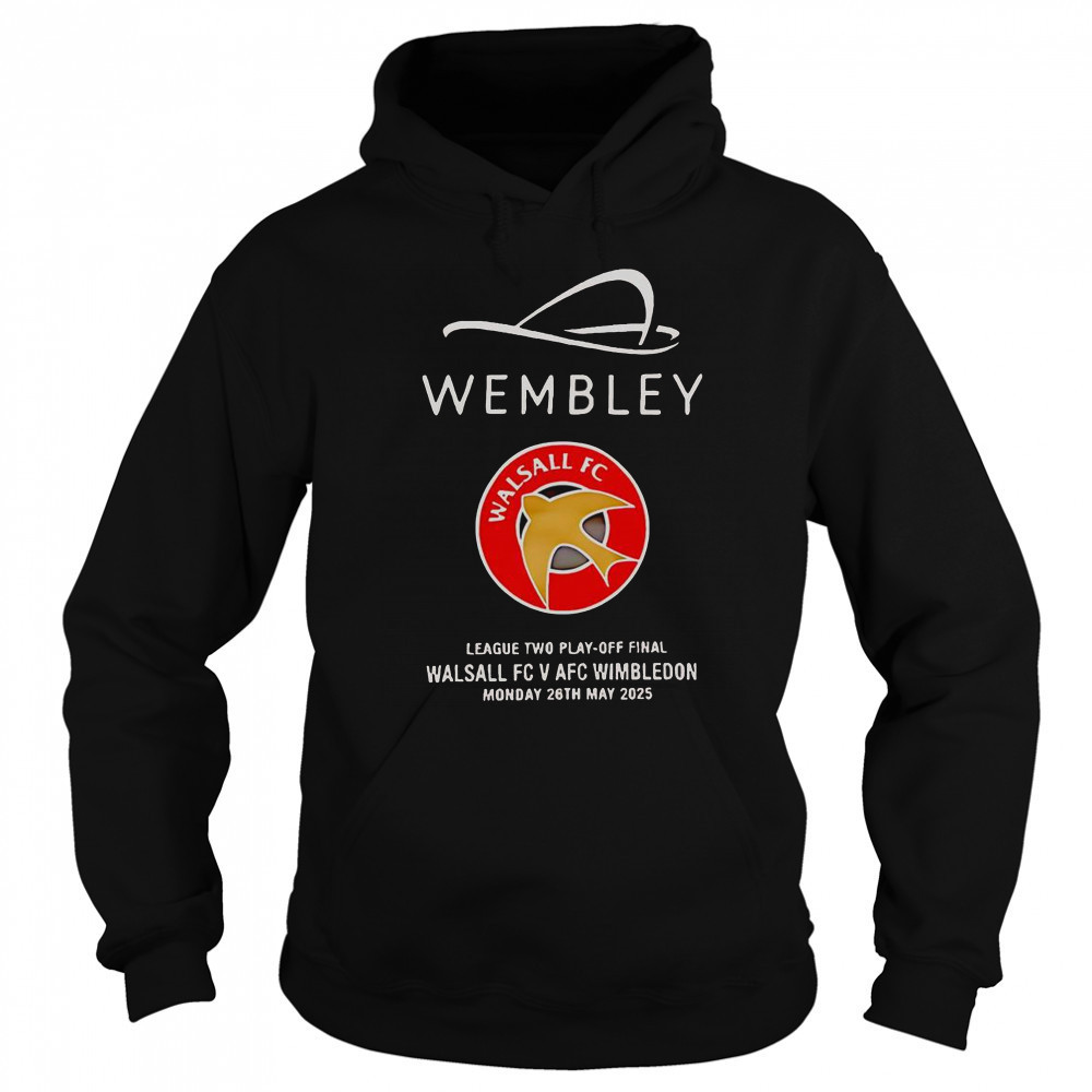 Wembley Walsall Football Club T-Shirt Sweatshirt