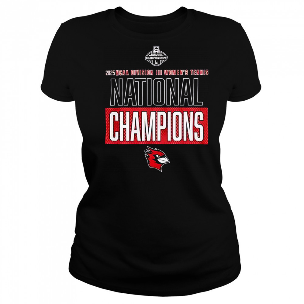 Wesleyan Cardinals 2025 NCAA Division III Women’s Tennis National Champions T-Shirt Women's T-shirt