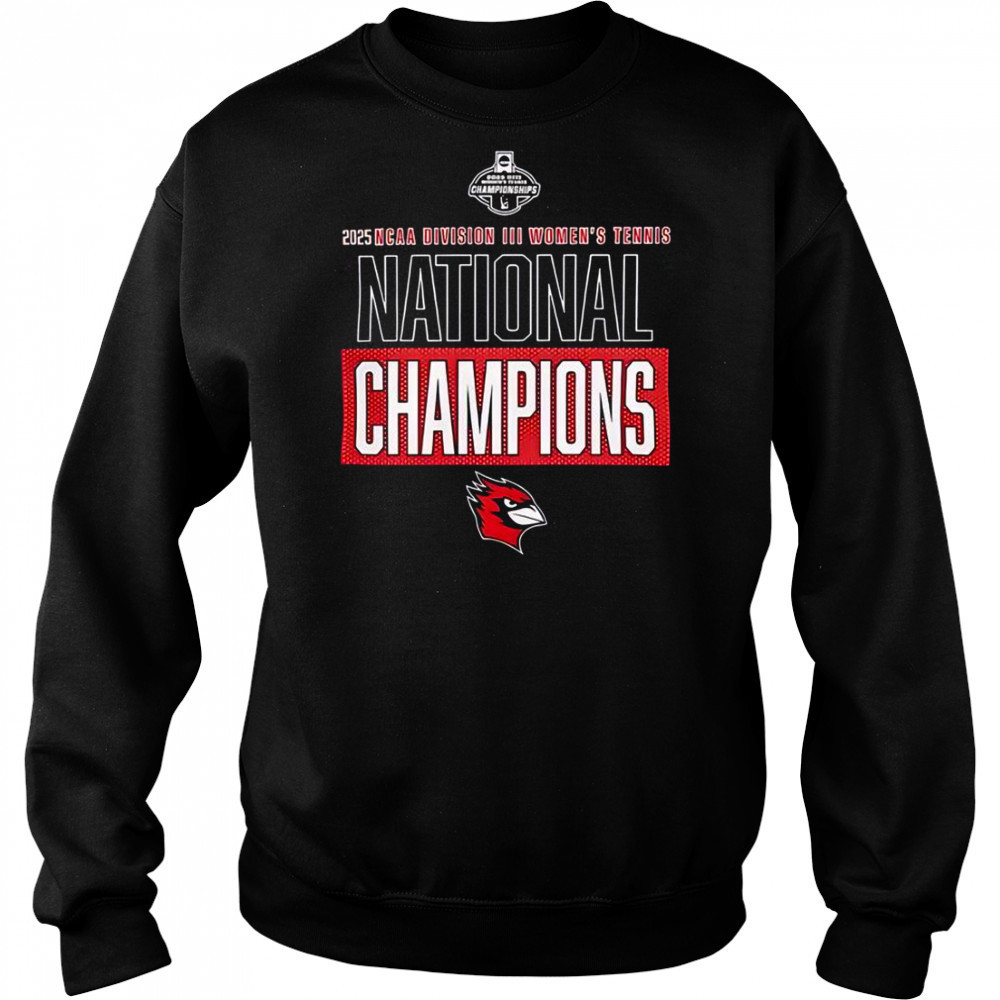 Wesleyan Cardinals 2025 NCAA Division III Women’s Tennis National Champions T-Shirt Hoodie