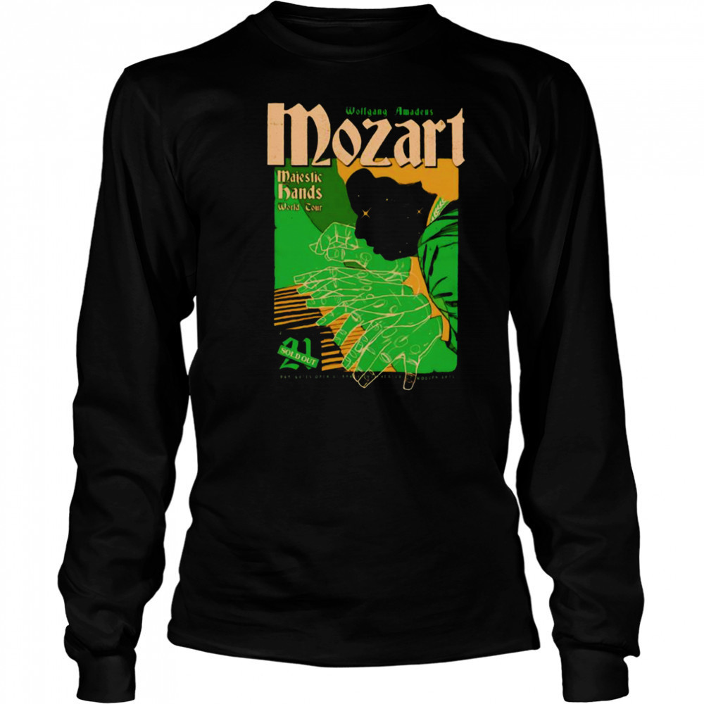 Wolfgang Amadeus Mozart shirt Long Sleeved