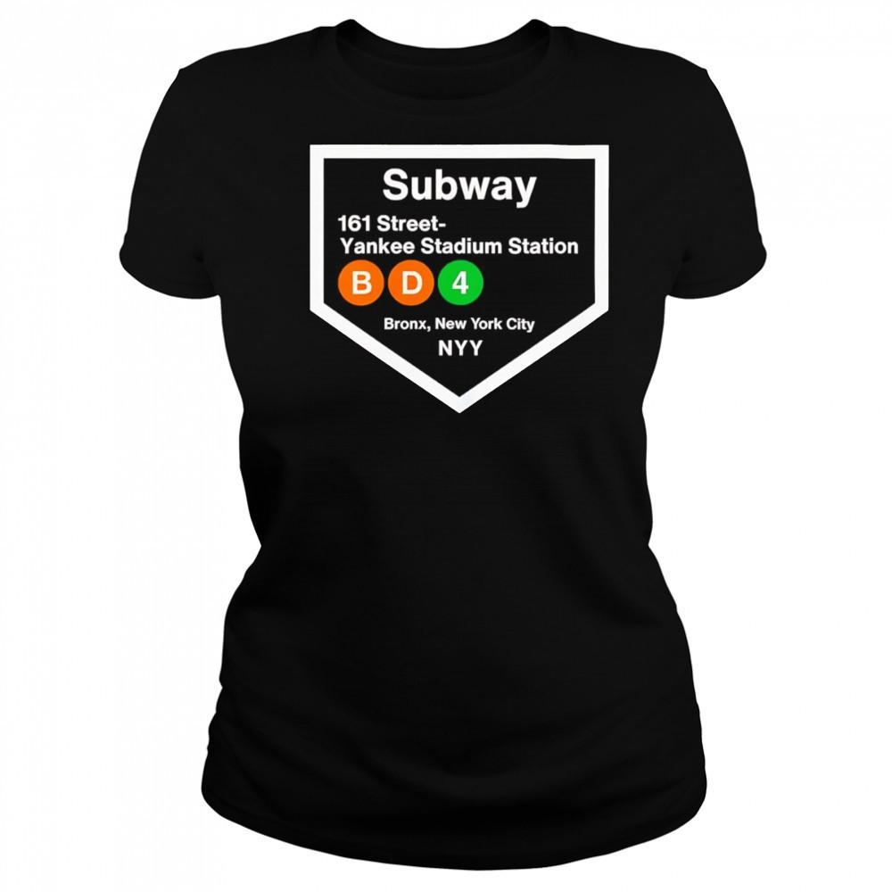 Yankee Stadium Subway Stop shirt Women's T-shirt