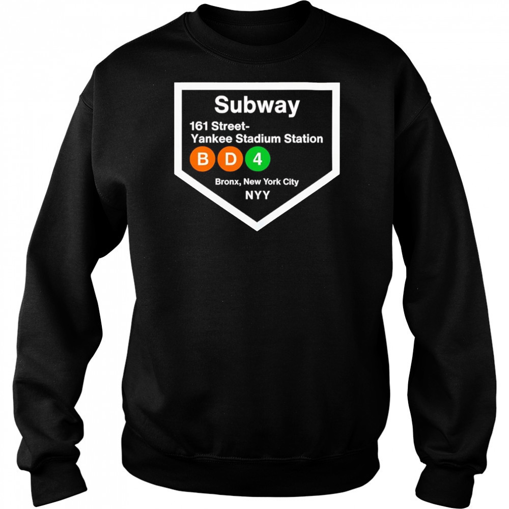Yankee Stadium Subway Stop shirt Hoodie