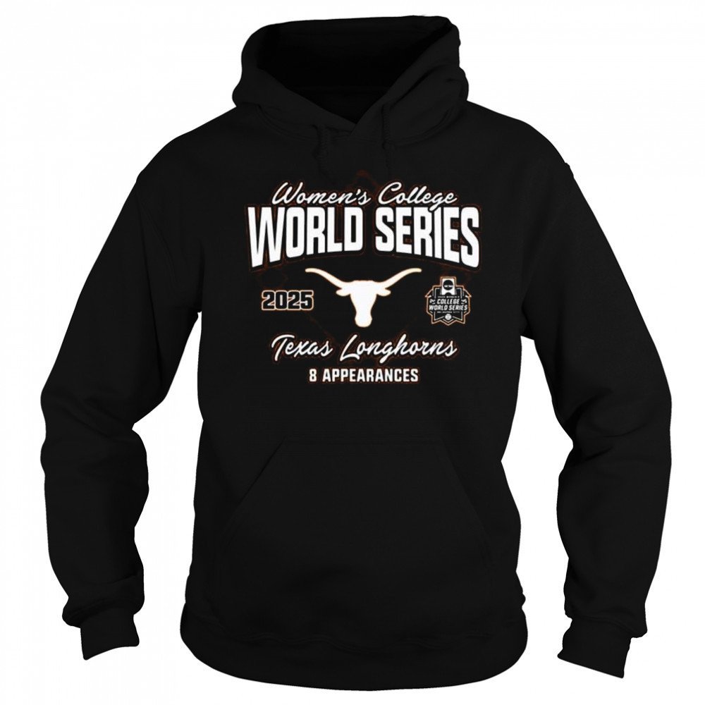 2025 Texas Longhorns NCAA Women’s College World Series Bound 8 Appearances t-shirt Sweatshirt