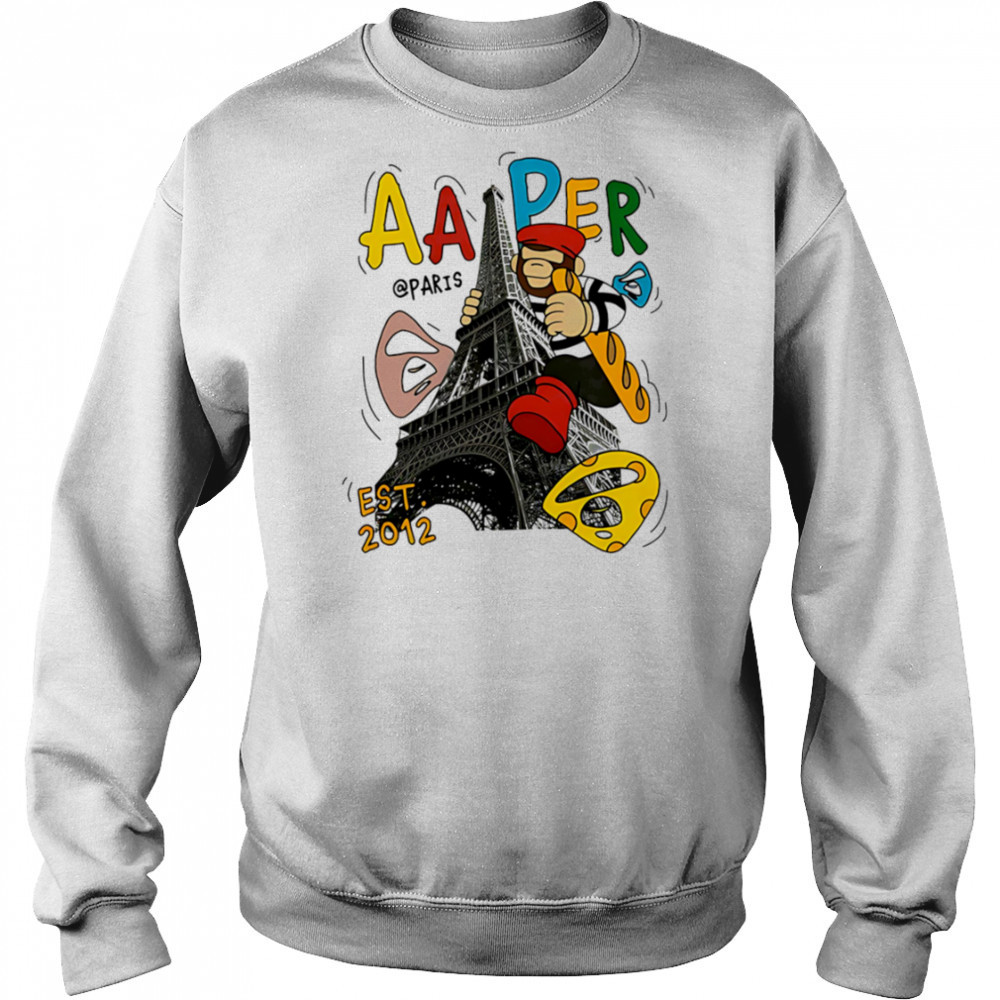 Aape Bathing Ape Eiffel Tower shirt Hoodie