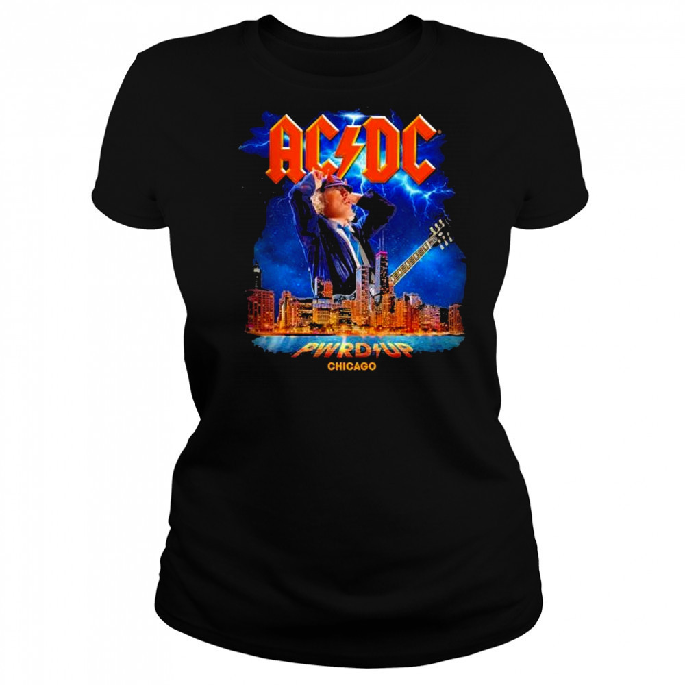 AC DC Chicago PWR UP Tour 2025 t-shirt Women's T-shirt