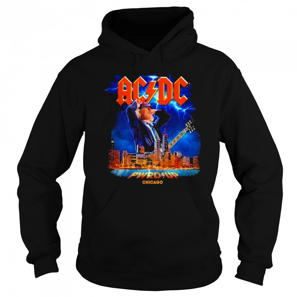 AC DC Chicago PWR UP Tour 2025 t-shirt Sweatshirt