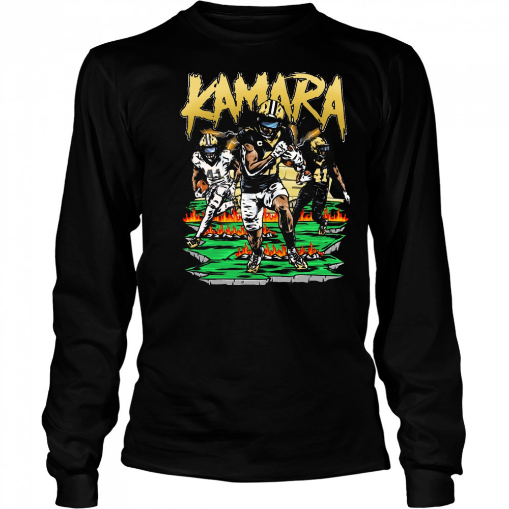 Alvin Kamara New Orleans Saints NFL Football Planet Euphoria Art 2025 t-shirt Long Sleeved