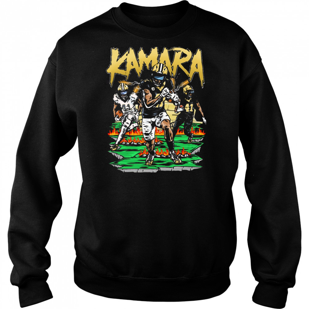 Alvin Kamara New Orleans Saints NFL Football Planet Euphoria Art 2025 t-shirt Hoodie