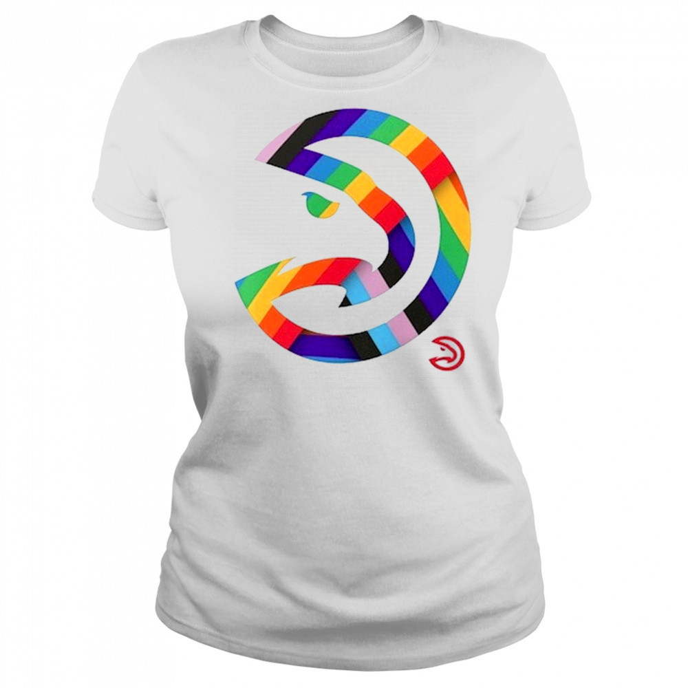 Atlanta Hawks Team Logo Pride T-Shirt Women's T-shirt