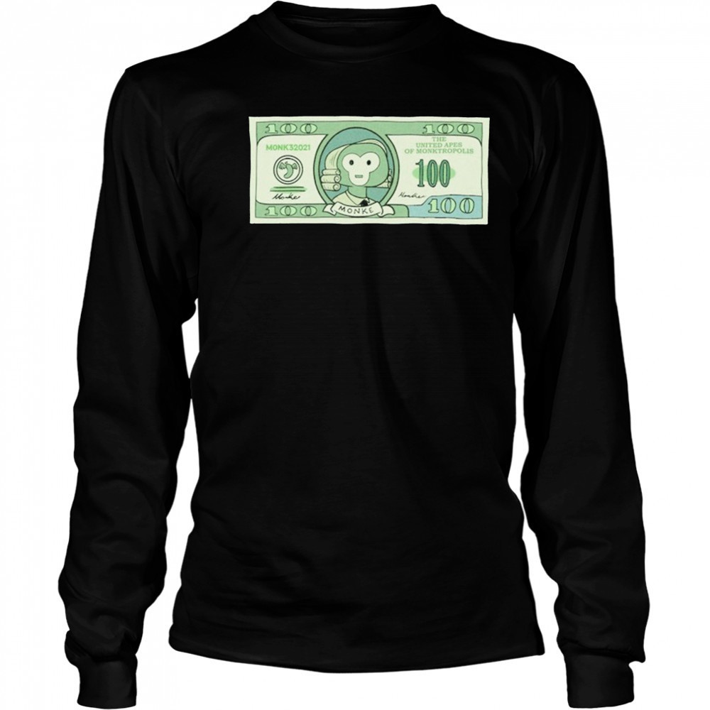 Benjamin Monke Dollar T-shirt Long Sleeved