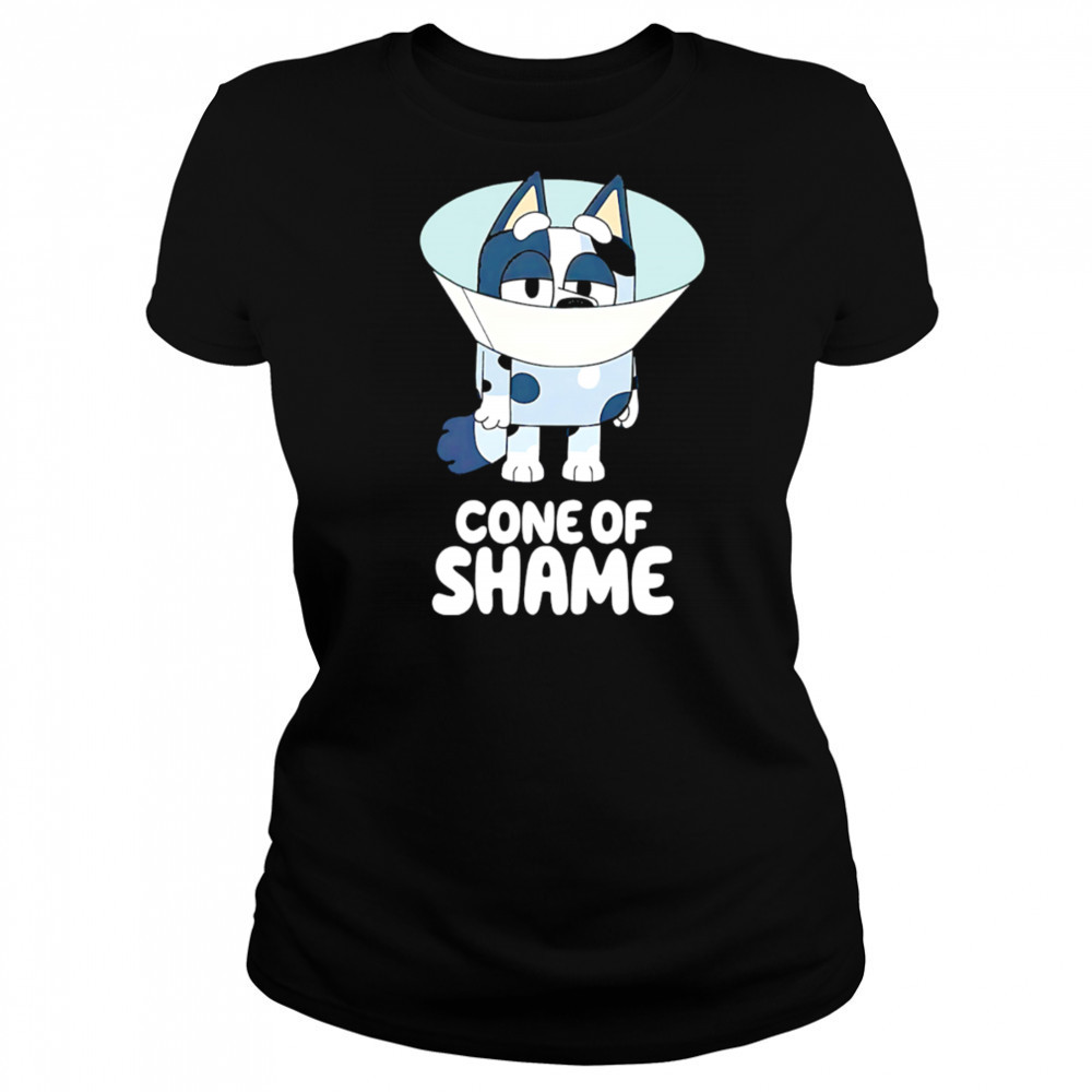 Bluey cone of shame cartoon shirt Women's T-shirt