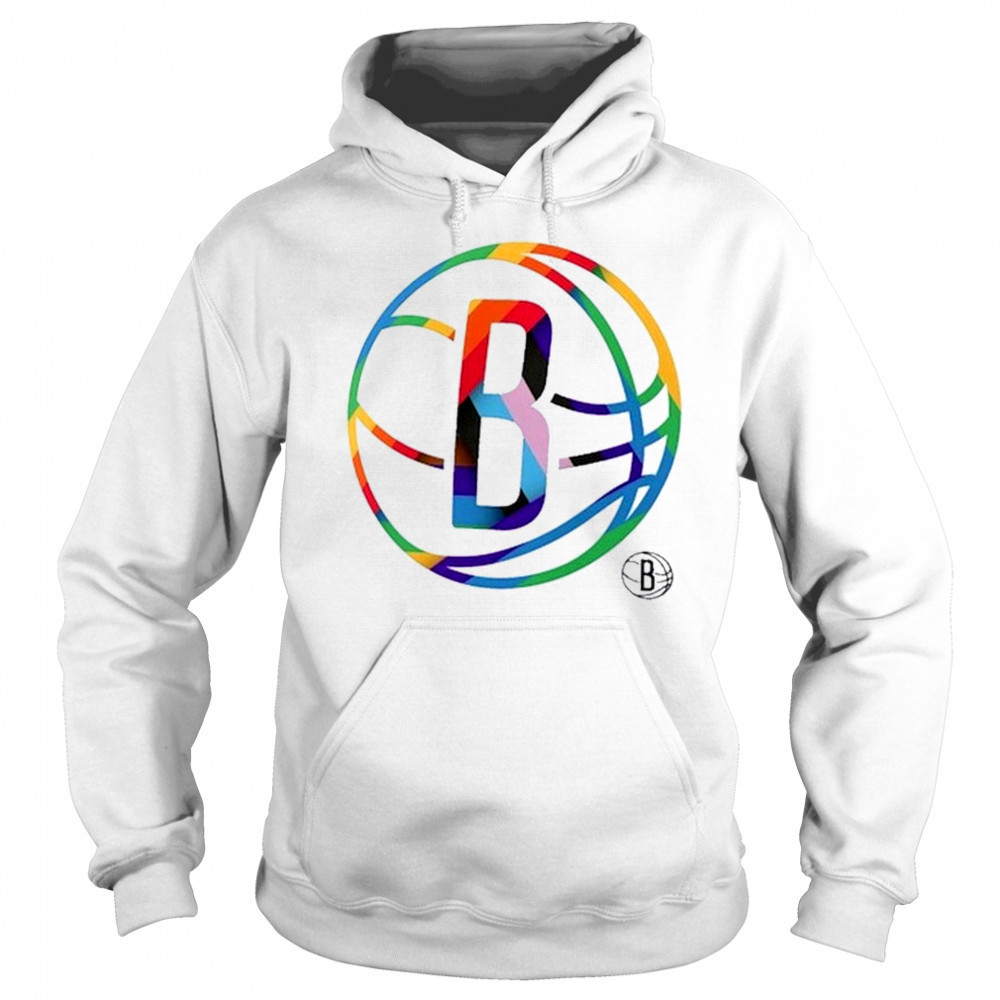 Brooklyn Nets Team Logo Pride T-Shirt Sweatshirt