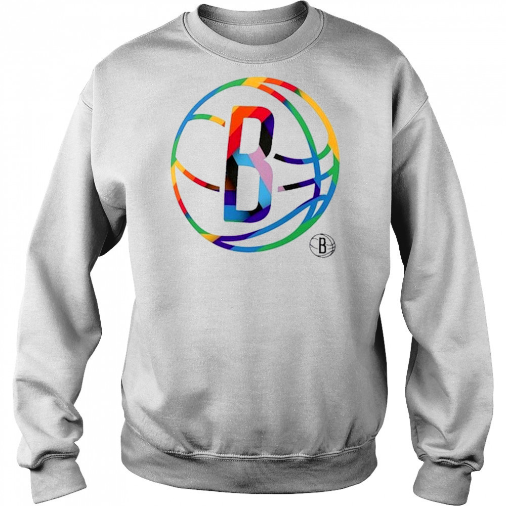 Brooklyn Nets Team Logo Pride T-Shirt Hoodie