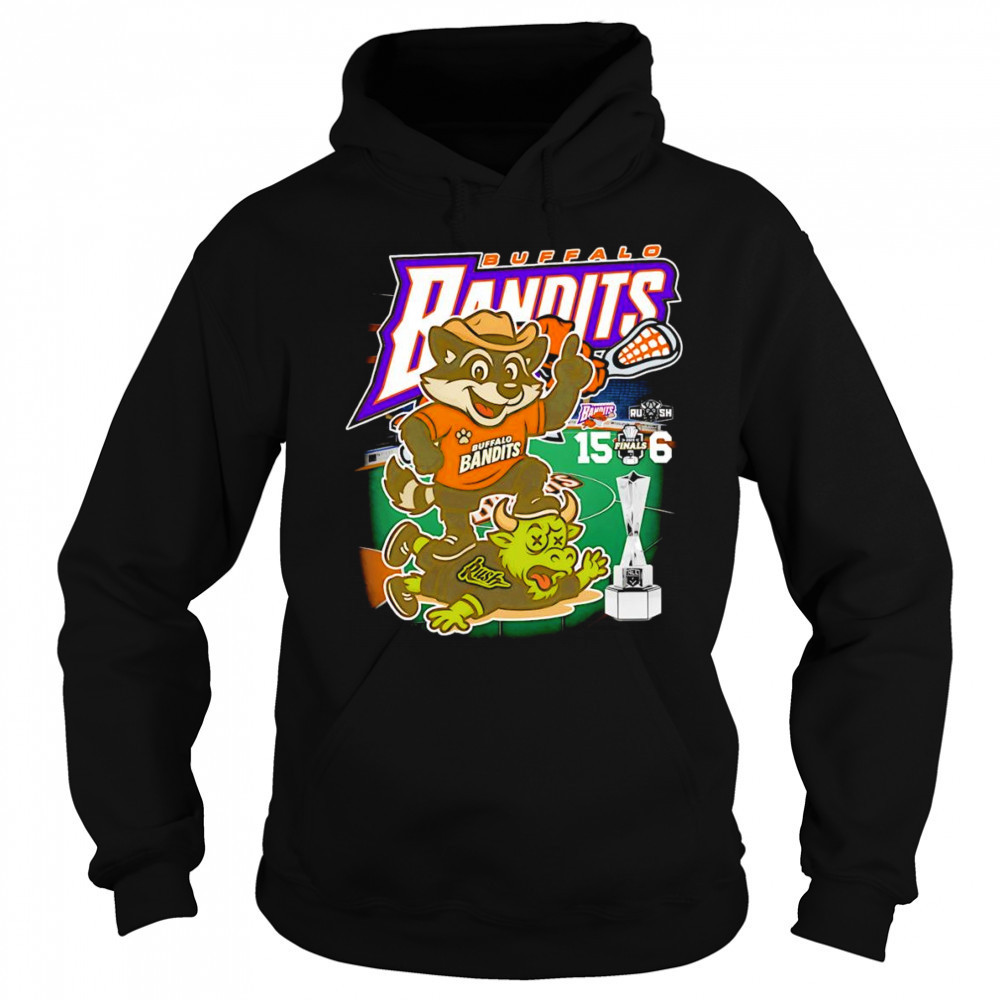Buffalo Bandits 15 6 Rush mascot shirt Sweatshirt