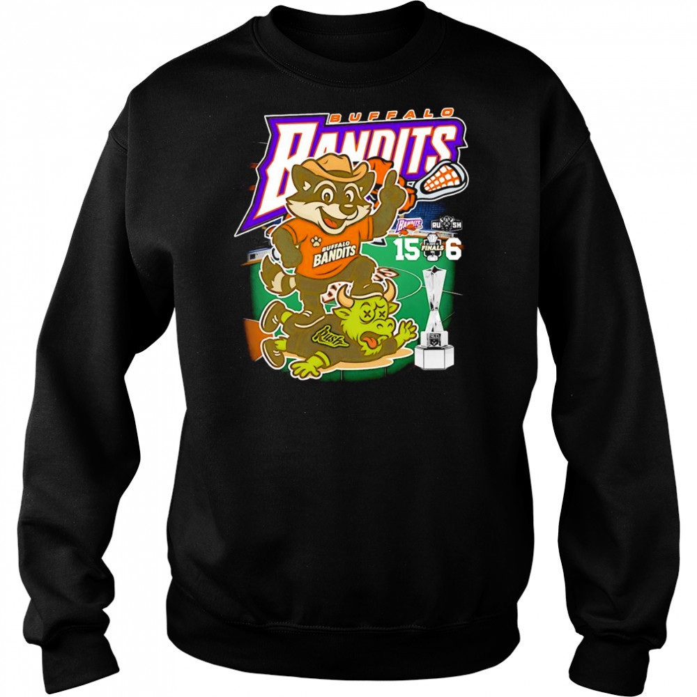 Buffalo Bandits 15 6 Rush mascot shirt Hoodie
