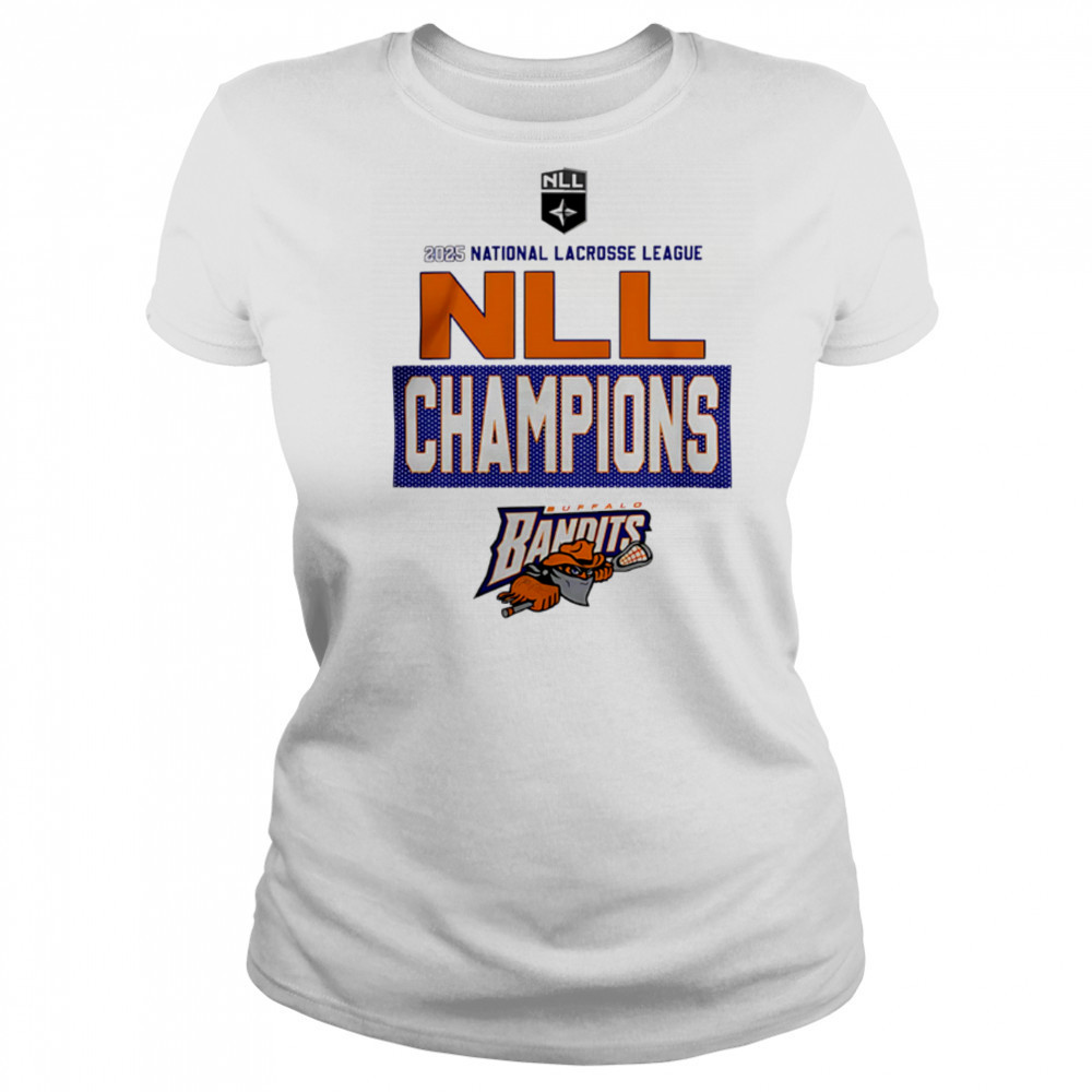Buffalo Bandits 2025 national lacrosse league NLL Cup Champions shirt Women's T-shirt