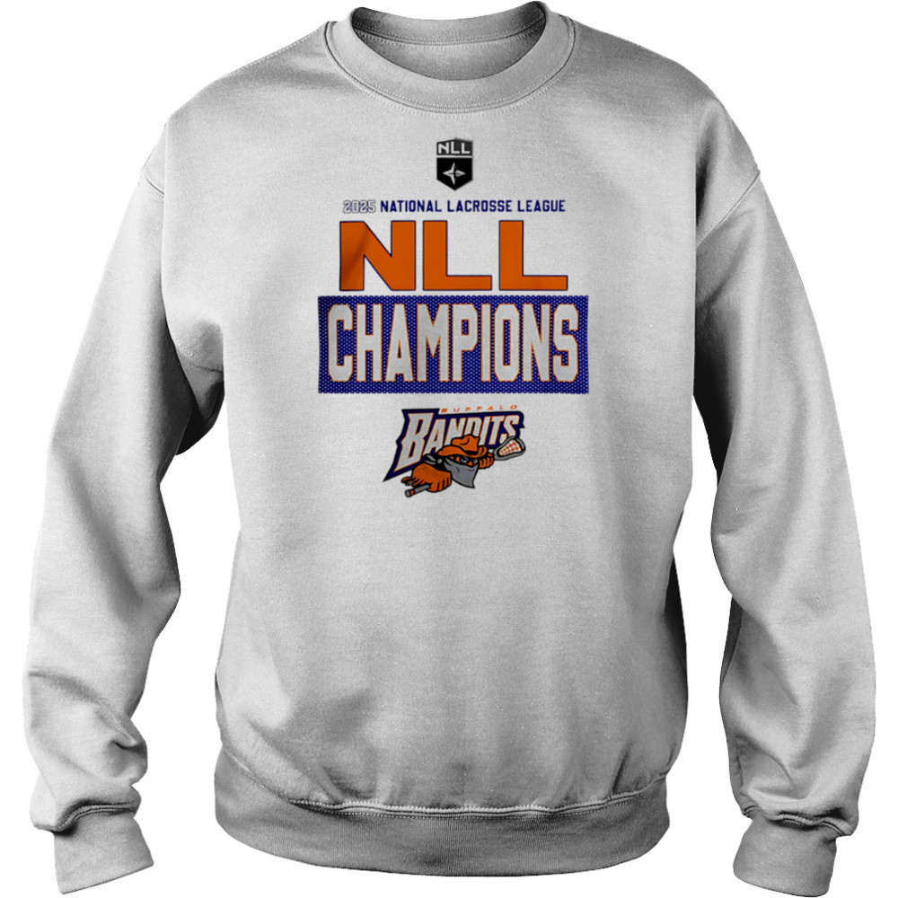 Buffalo Bandits 2025 national lacrosse league NLL Cup Champions shirt Hoodie