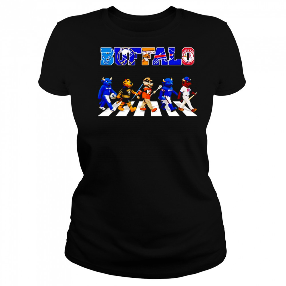 Buffalo sports Abbey Road mascot shirt Women's T-shirt