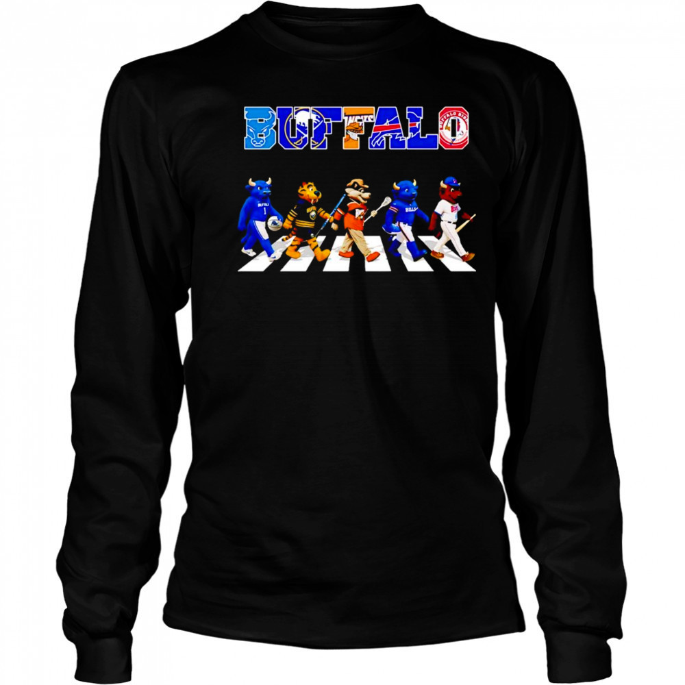 Buffalo sports Abbey Road mascot shirt Long Sleeved