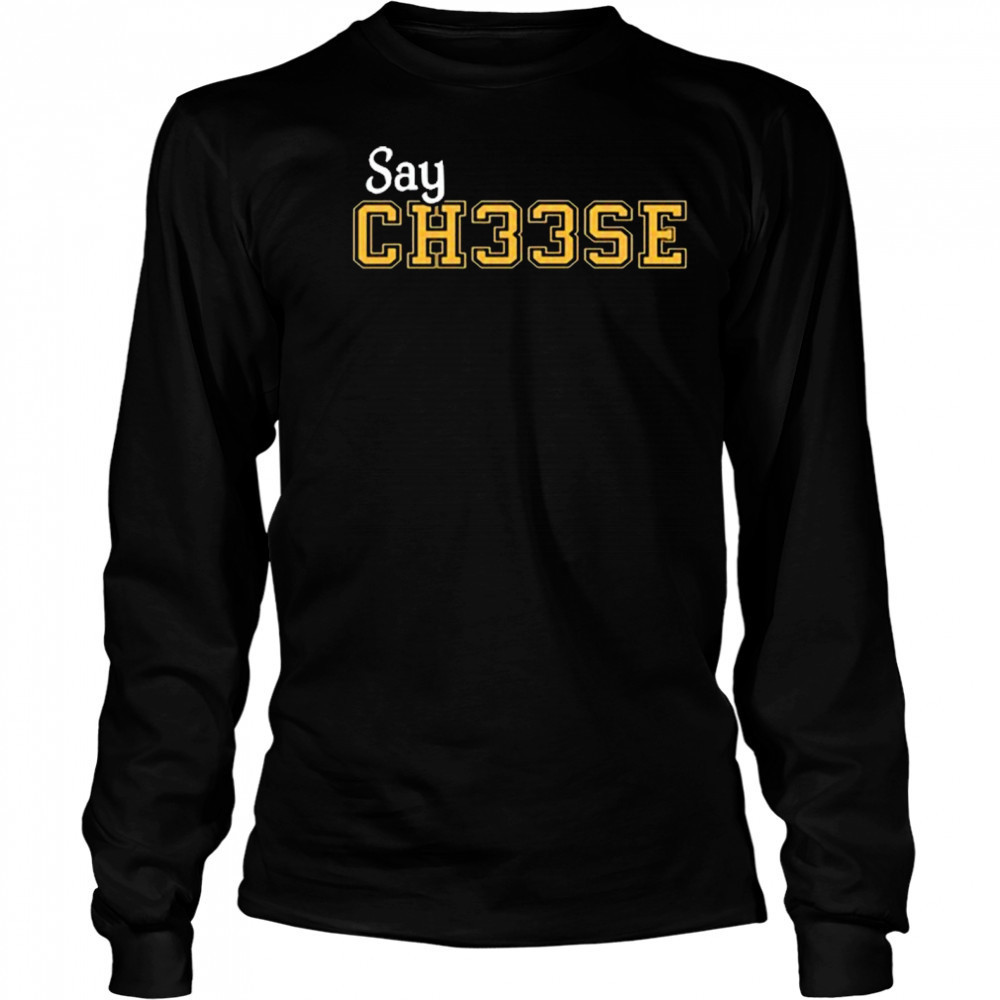 Cooper Sharp Wearing Say Ch33se New t-shirt Long Sleeved