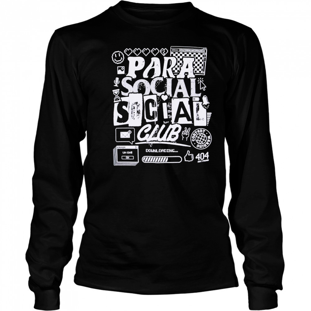 Dan And Phil Parasocial Club T-Shirt Long Sleeved