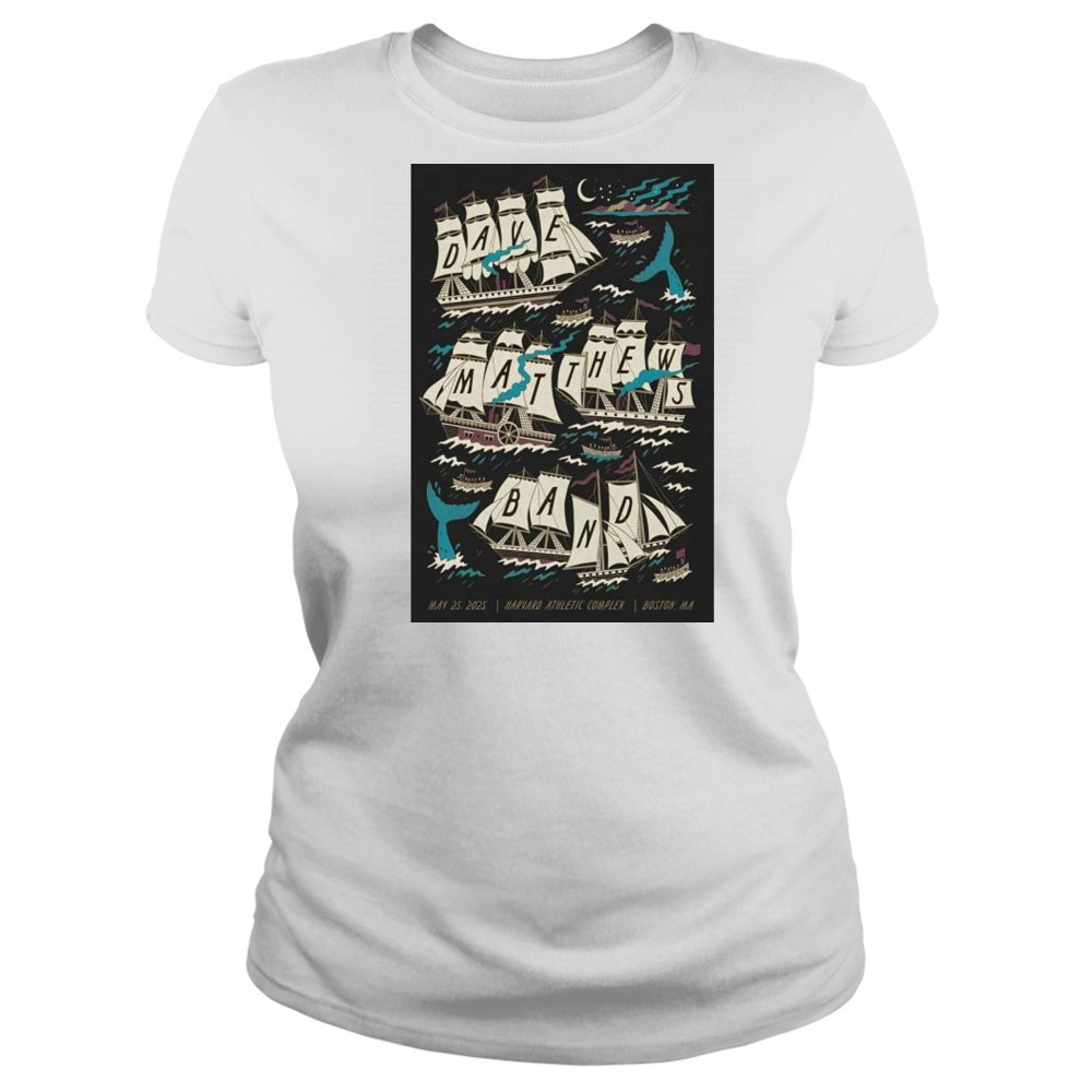 Dave Matthews Band At Harvard Athletic Complex In Boston MA On May 25 2025 Tour t-shirt Women's T-shirt