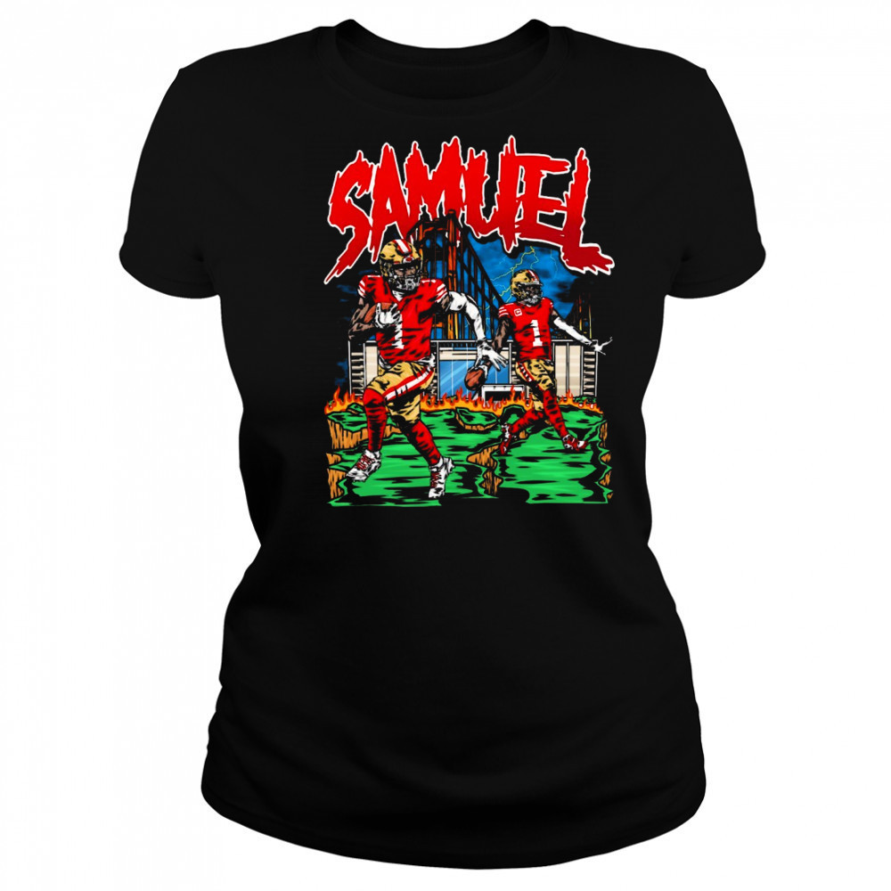 Deebo Samuel Sr. San Francisco 49ers NFL Planet Euphoria Art 2025 t-shirt Women's T-shirt