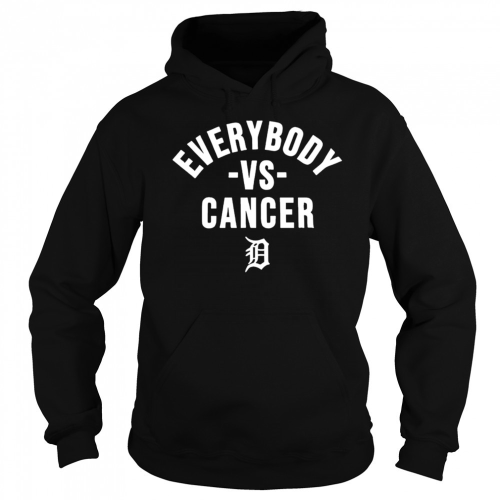 Detroit Tigers Everybody vs cancer Strikeout Cancer Special shirt Sweatshirt