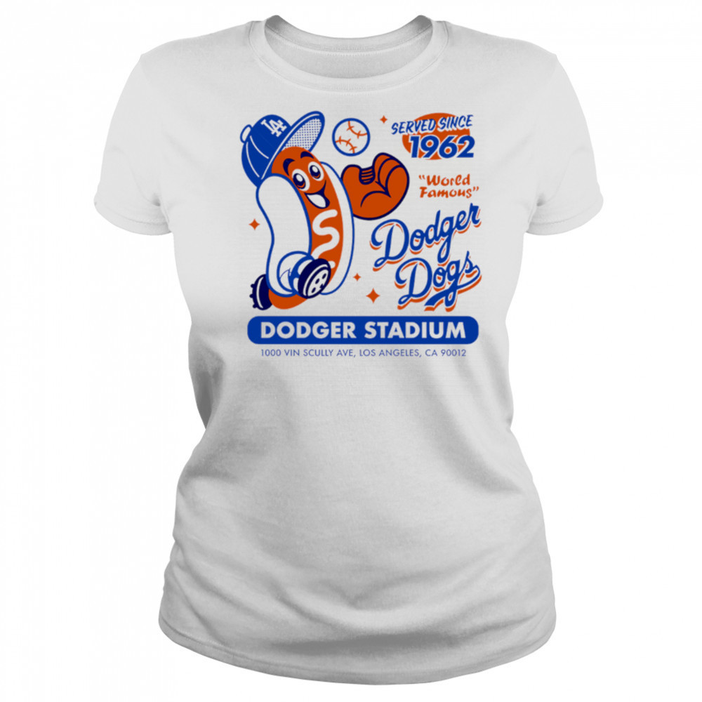 Dodger Dogs world famous Perfect for Retro Baseball shirt Women's T-shirt