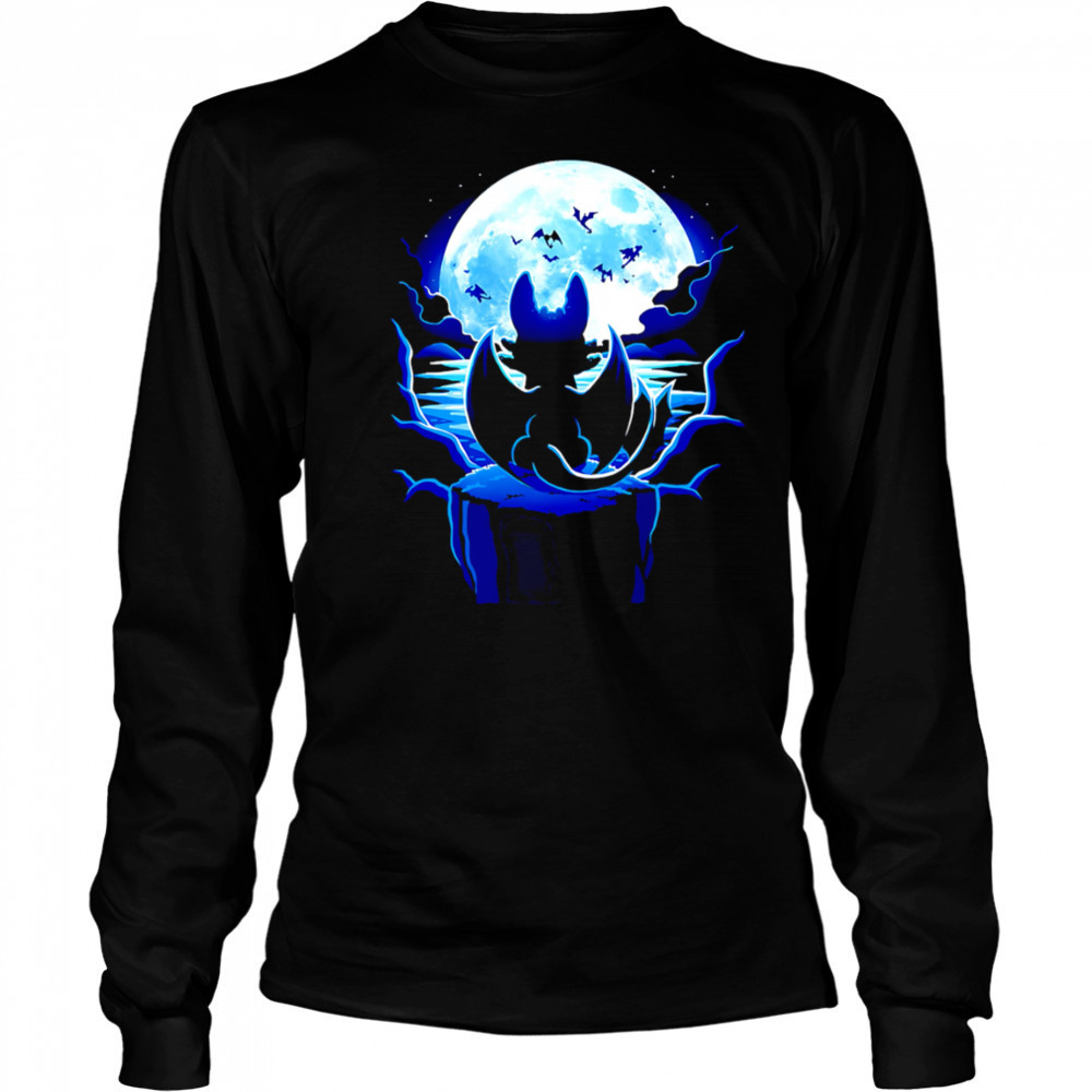 Dragon Land under the moonlight shirt Long Sleeved