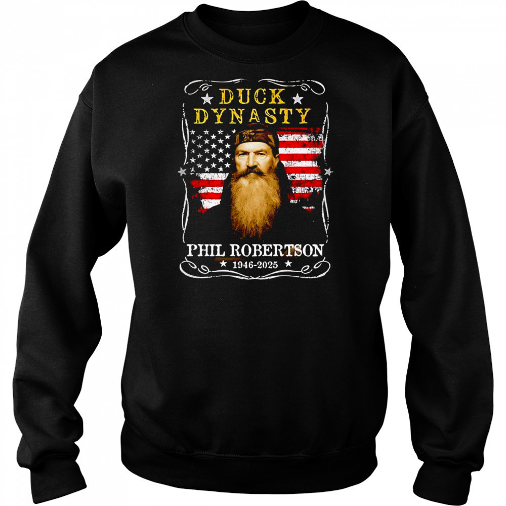 Duck Dynasty Phil Robertson 1946 2025 shirt Hoodie
