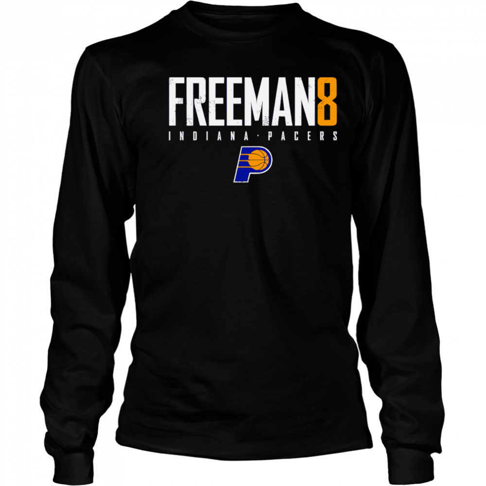 Enrique Freeman 8 Indiana Pacers Basketball Elite shirt Long Sleeved