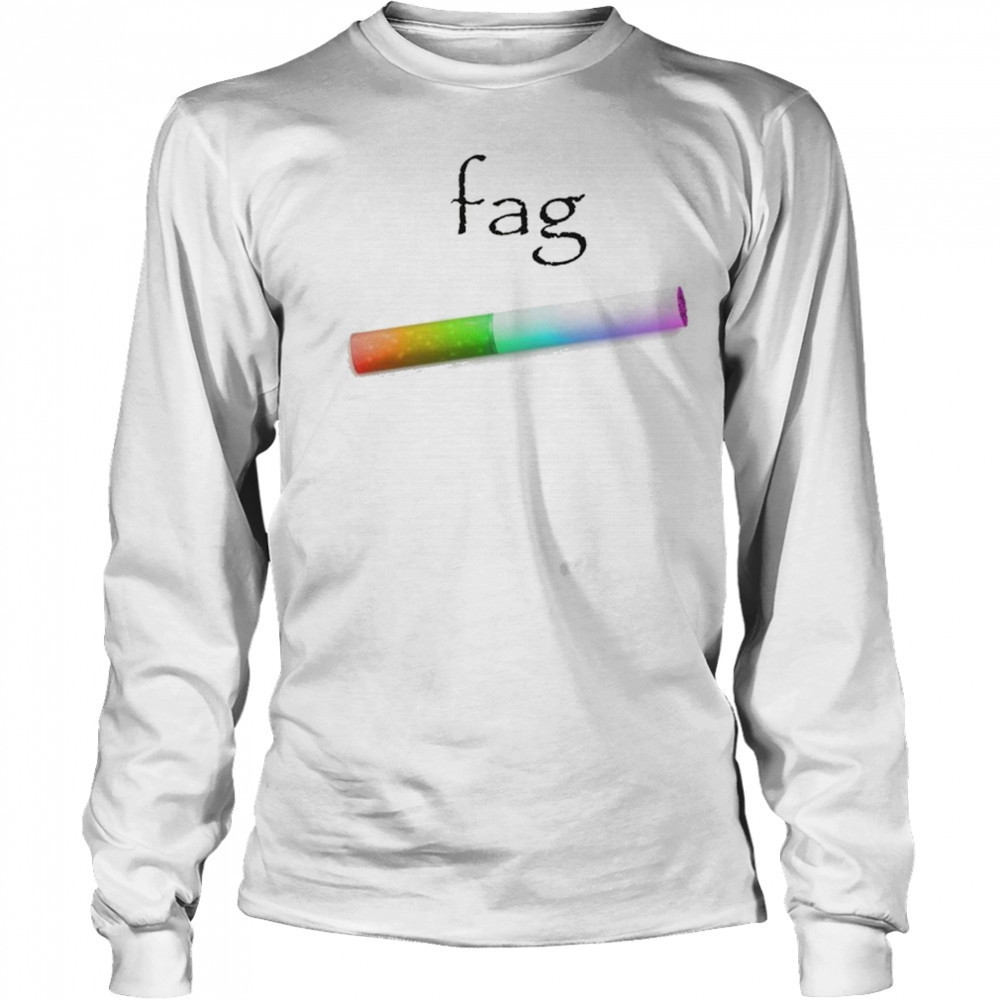 Fag Rainbow Cigarettes T-shirt Long Sleeved