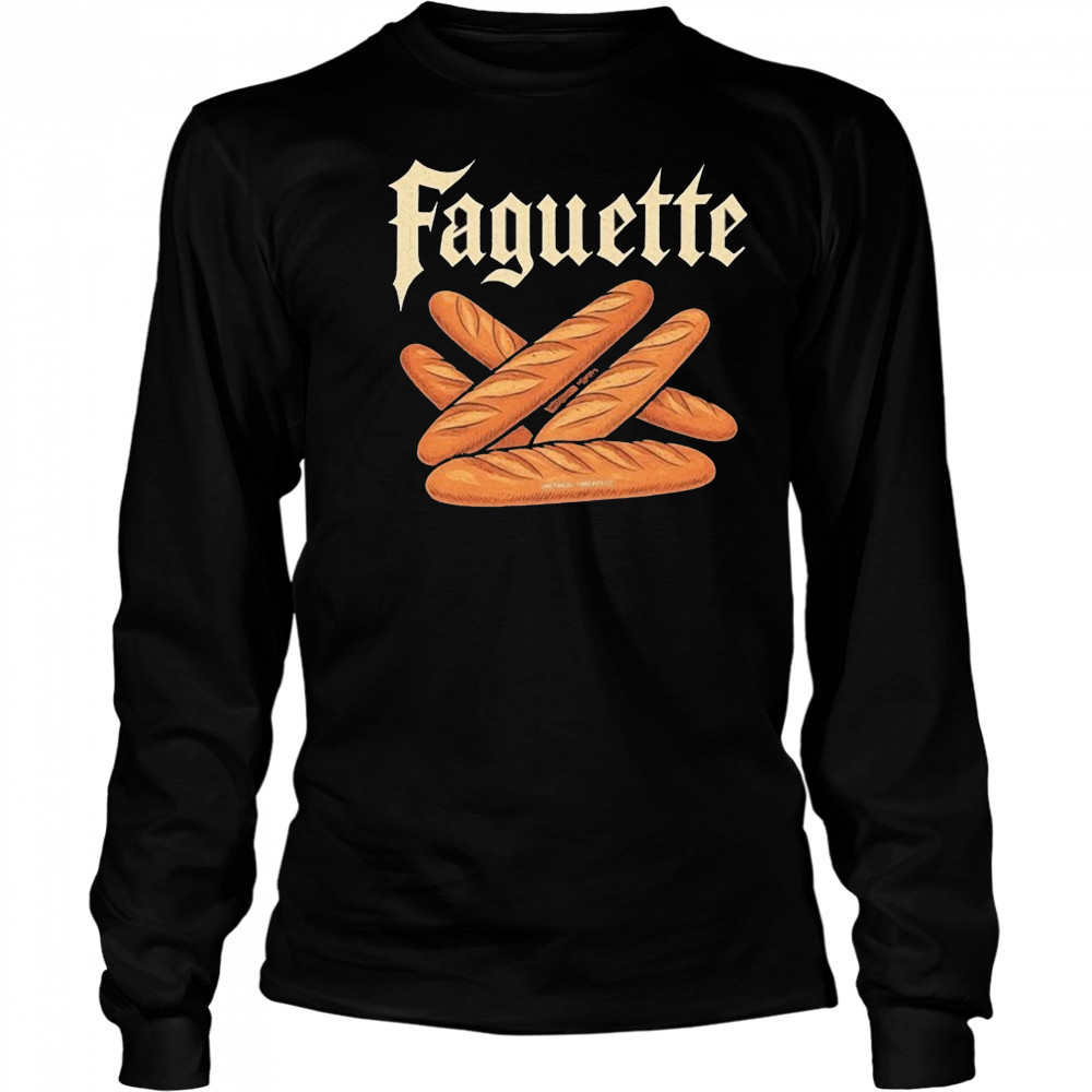 Faguette Baguette LGBTQ T-Shirt Long Sleeved