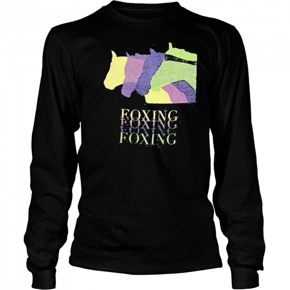 Foxing Horses T-shirt Long Sleeved