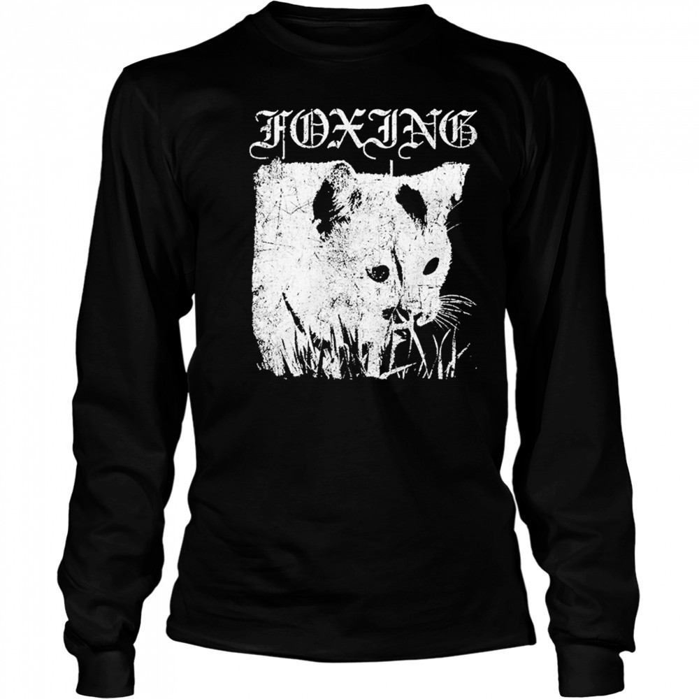 Foxing Metal Cat T-shirt Long Sleeved