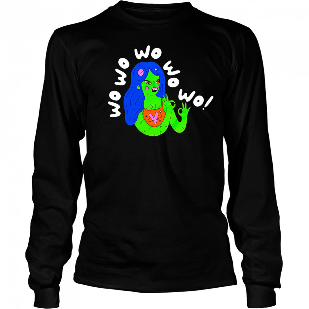 Gloopy Industries Merch Martian Girl shirt Long Sleeved