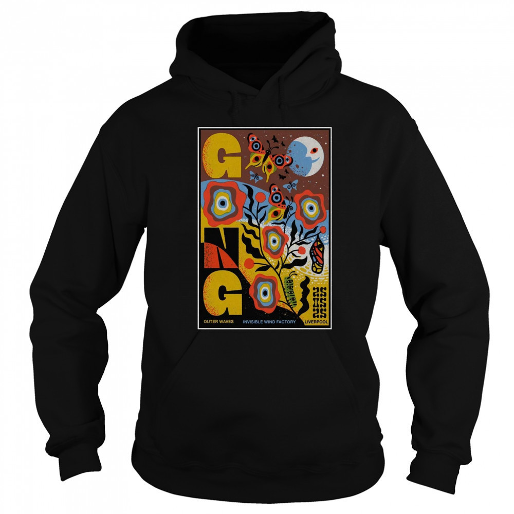 Gong Band Outer Waves May 25 2025 Invisible Wind Factory Liverpool UK Tour t-shirt Sweatshirt