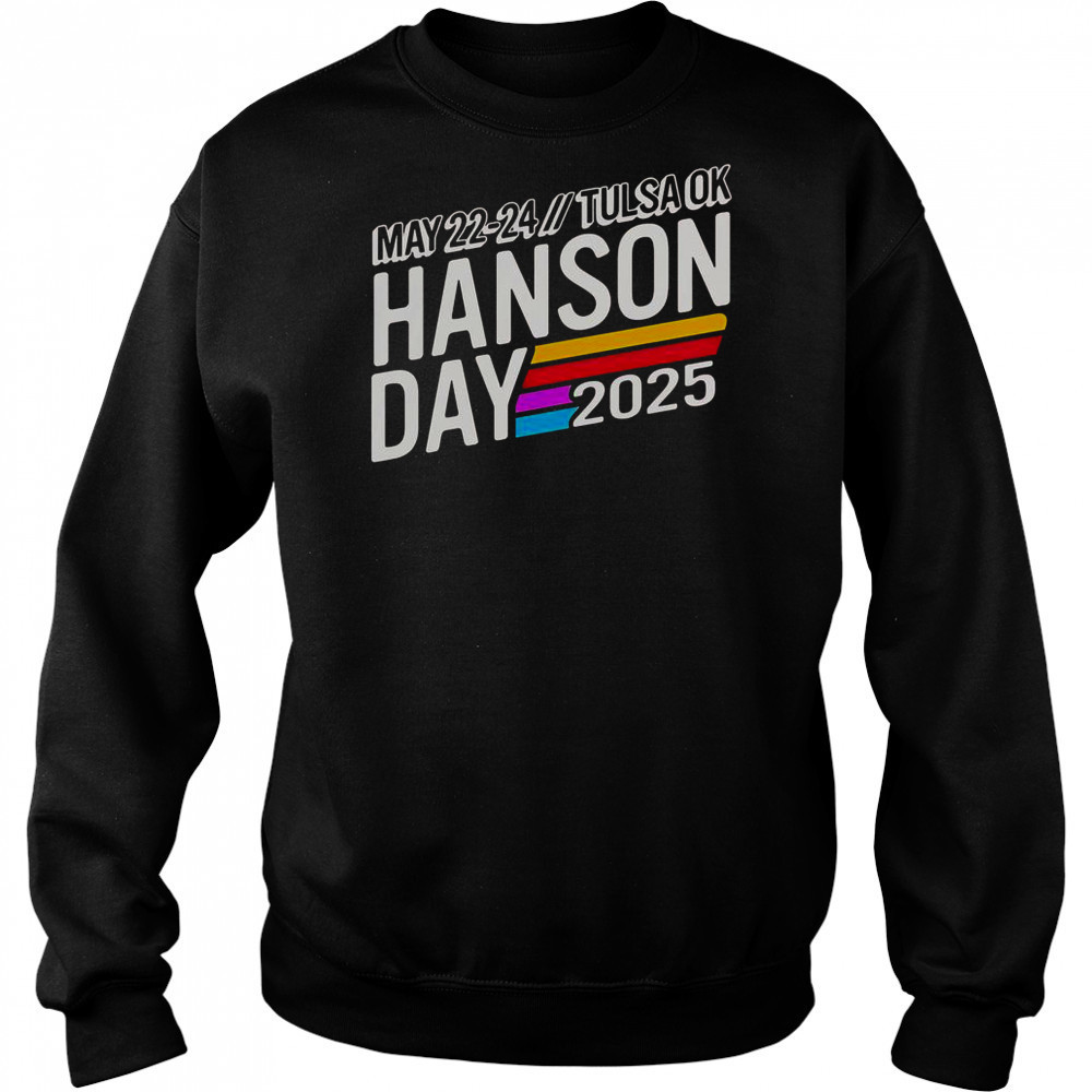 Hanson Day May 22 24 2025 Tulsa Ok T-Shirt Hoodie