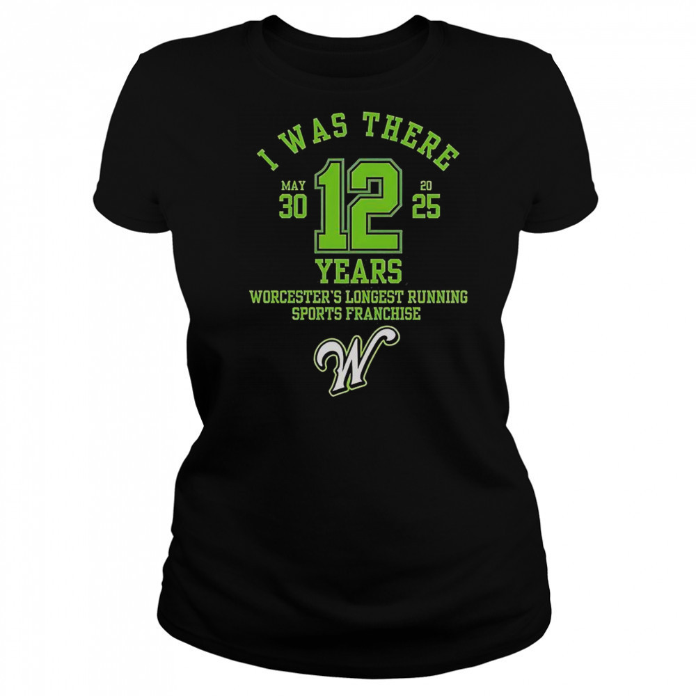 I Was There Worcester’s Longest Running Sports Franchise 12 Years T-Shirt Women's T-shirt