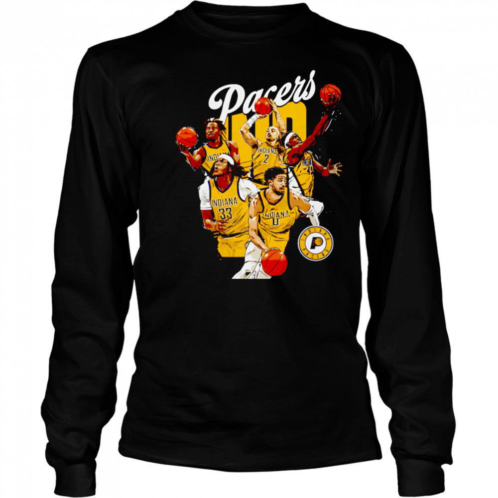 Indiana Pacers Starting 5 shirt Long Sleeved
