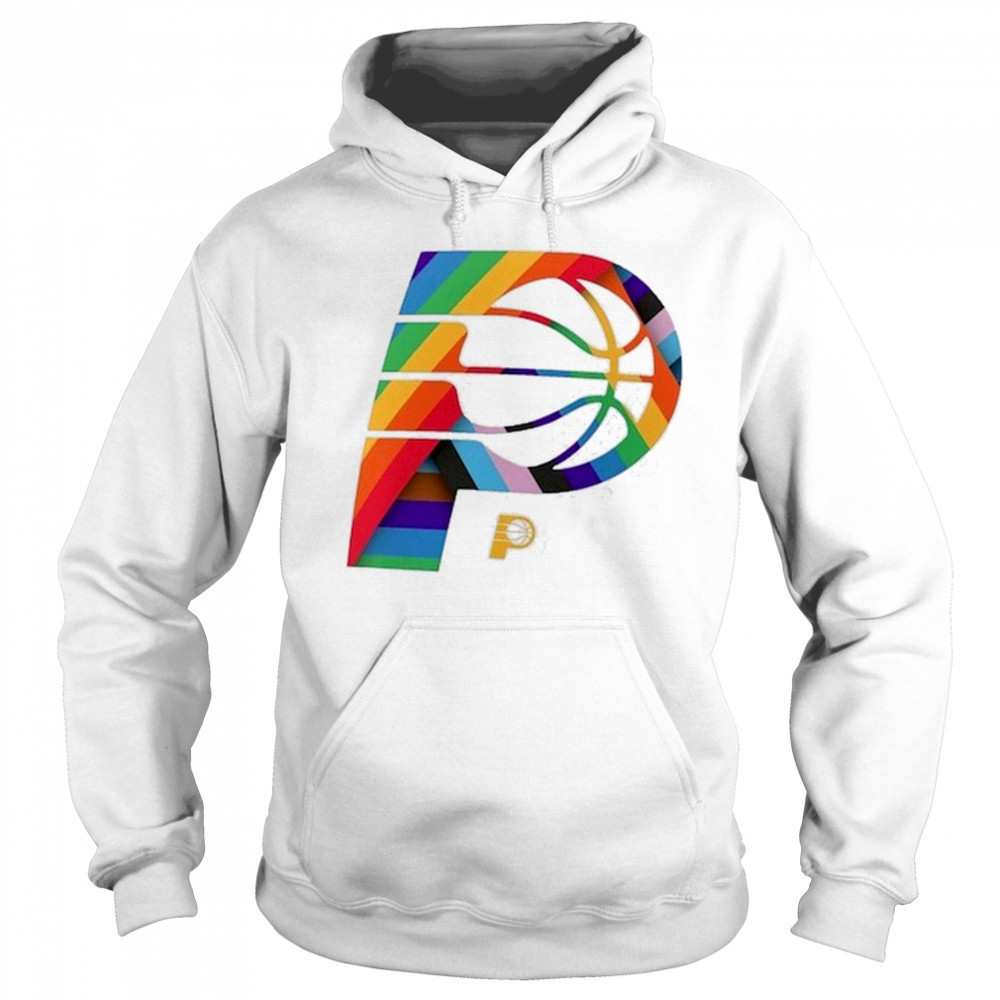 Indiana Pacers Team Logo Pride T-Shirt Sweatshirt
