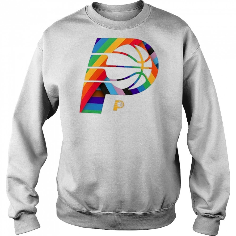 Indiana Pacers Team Logo Pride T-Shirt Hoodie