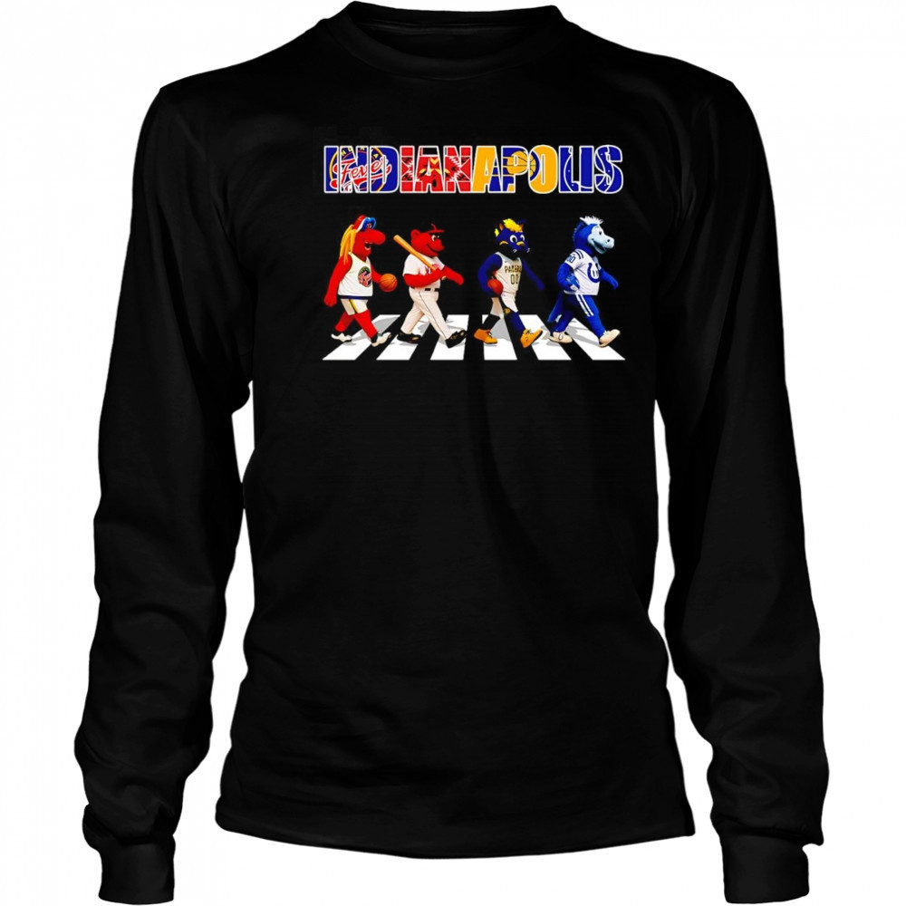 Indianapolis sports Abbey Road mascot shirt Long Sleeved