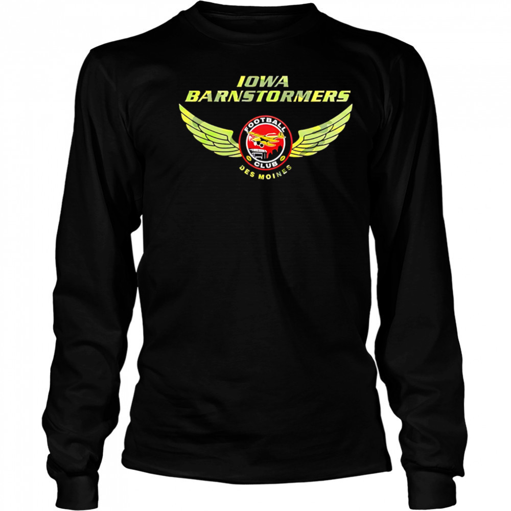 Iowa Barnstormers 2025 Military Appreciation logo shirt Long Sleeved