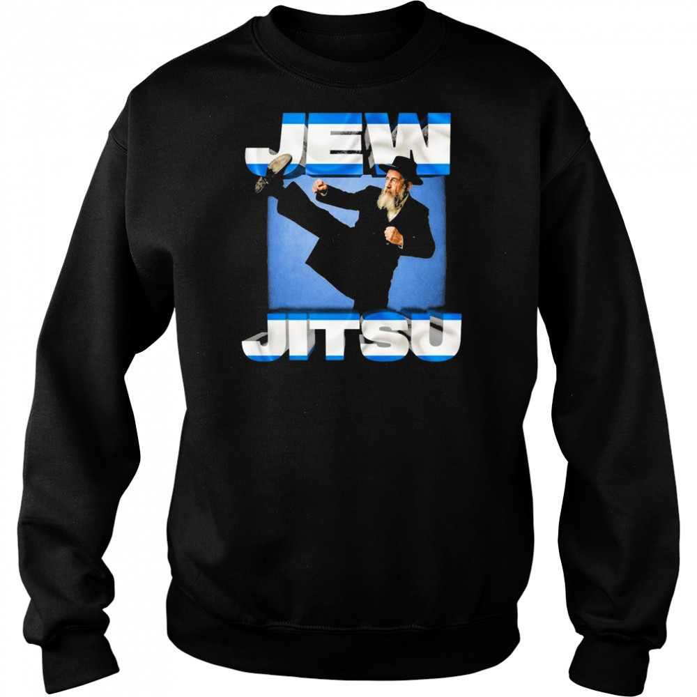 Jew Jitsu Israel Flag T-shirt Hoodie