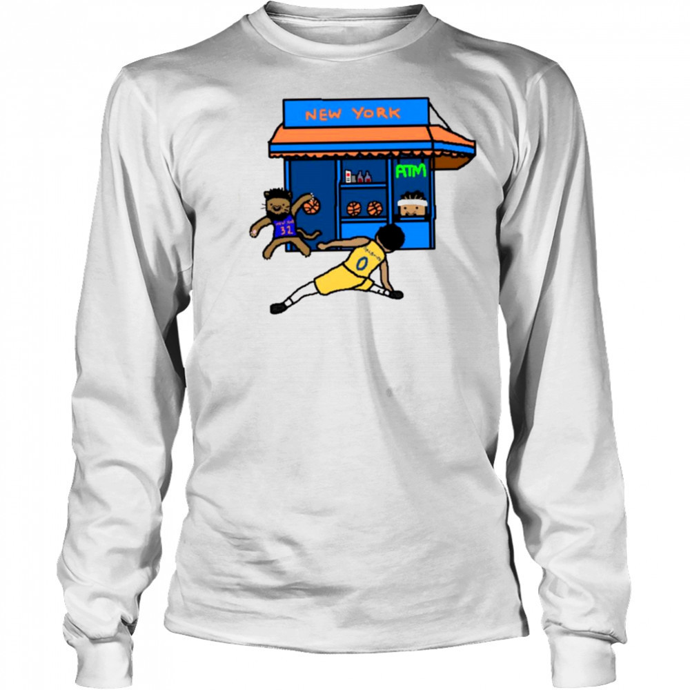Karl Anthony Towns Bodega KAT vs Tyrese Haliburton cartoon shirt Long Sleeved
