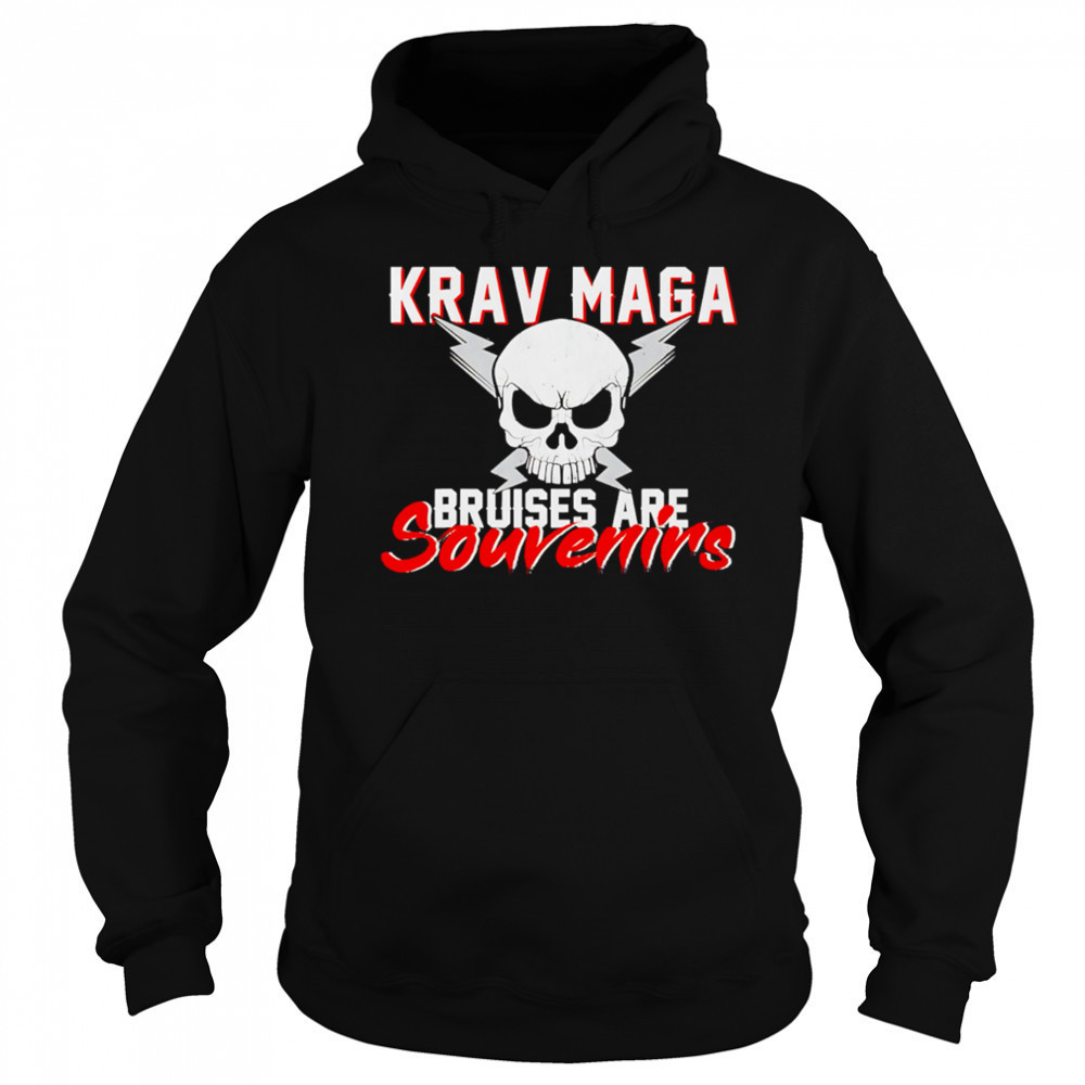 Krav Maga Bruises Are Souvenirs Skull shirt Sweatshirt