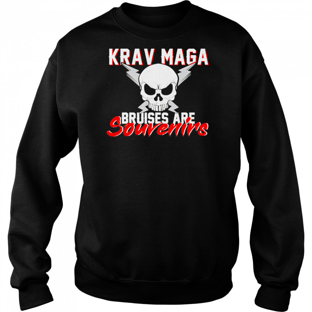 Krav Maga Bruises Are Souvenirs Skull shirt Hoodie