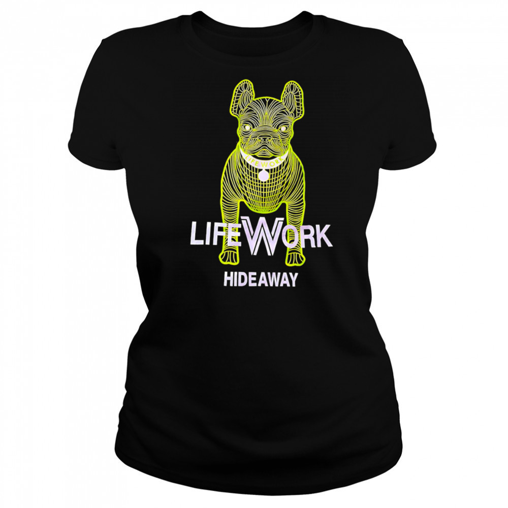 Lifework hideaway dog shirt Women's T-shirt